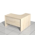 Biurko narożne 120 x 120 x 75h cm MF-BN-A01L (lewe)