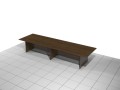 Zestaw - stół konferencyjny 400 x 120 x 75h cm MF-SB-KZ02
