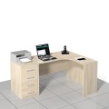 Biurko narożne z dostawką z szufladami SARA-ZB01P (prawe)