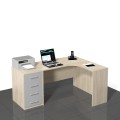 Biurko narożne z dostawką z szufladami SARA-ZB01P (prawe)