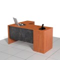 Biurko narożne z dostawką z szufladami SARA-ZB01P (prawe)