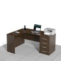 Biurko narożne z dostawką z szufladami SARA-ZB01L (lewe)