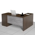 Biurko narożne z dostawką z szufladami SARA-ZB01L (lewe)