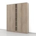 Szafy Abe-A02 222h x 180 x 38 cm