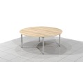 Okrągły stół konferencyjny o średnicy 200 cm KOLA-K20