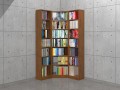 Regał na książki narożny MF-NA-02