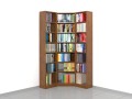 Regał na książki narożny MF-NA-02