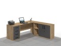 Biurka narożne 180 x 180 x75h cm BLOCK-NB (wersja prawa).