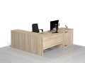Biurka narożne komputerowe 210 x 180 cm BLOCK-NKB (wersja prawa).