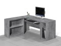 Biurka narożne komputerowe 170 x 140 cm BLOCK-NKE (wersja lewa).