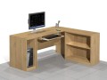 Biurka narożne komputerowe 170 x 140 cm BLOCK-NKE (wersja prawa).