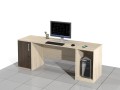 Biurko komputerowe z dostawkami Elam-MF-PDK (prawe).