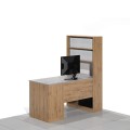 Biurko komputerowe z regałem COM-SR2