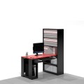 Biurko komputerowe z regałem COM-CR2 (prawe).