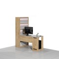 Biurko komputerowe z regałem COM-CR2 (prawe).