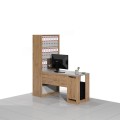 Biurko komputerowe z regałem COM-CR2 (prawe).
