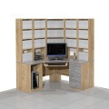 Biurko komputerowe z regałem COM-NR1