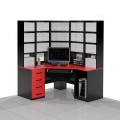Biurko komputerowe z regałem COM-NR1