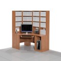 Biurko komputerowe z regałem COM-NR2 (prawe).