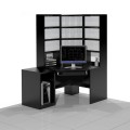 Biurko komputerowe z regałem COM-NR3 (lewe).