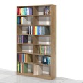 Regał na książki 200 x 120 x 25 cm MFK-06