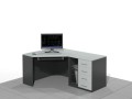 Biurko komputerowe narożne LIAM-XNR-AB (wersja prawa).