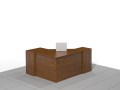 Duże biurko narożne LIAM-NRCA.