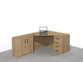 Duże biurko narożne LIAM-NRCB (wersja prawa).