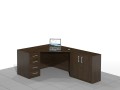 Duże biurko narożne LIAM-NRCB (wersja lewa).