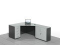 Duże biurko narożne LIAM-NRCB (wersja lewa).