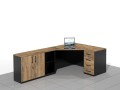 Duże biurko narożne LIAM-NRCC (wersja prawa).