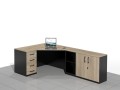 Duże biurko narożne LIAM-NRCC (wersja lewa).