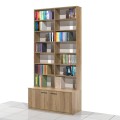 Regał na książki 245 x 120 x 25/50 cm MFK-D13
