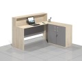 Biurka narożne z nadstawką BLOCK-NDN (prawe).