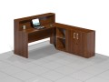 Biurka narożne z nadstawką BLOCK-NEN (prawe).