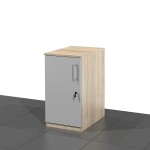 Dostawka z drzwiami do biurka 75h x 40 x 60 cm MF-MOD-D2L (lewa)