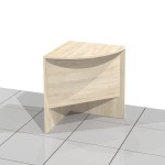 Dostawka 1/4 koła 60 x 60 x 75h cm MF-MOD-K01