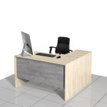 Biurko narożne MF-BN-A01L (lewe)
