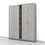 Duża Szafa Biurowa z półkami  Abe-A02 222h x 180 x 38 cm 