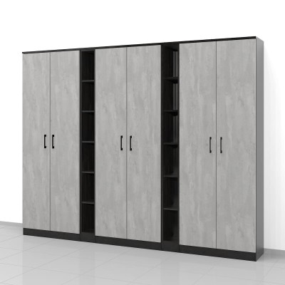 Duża Szafa Biurowa z półkami  Abe-A04 222h x 280 x 38 cm