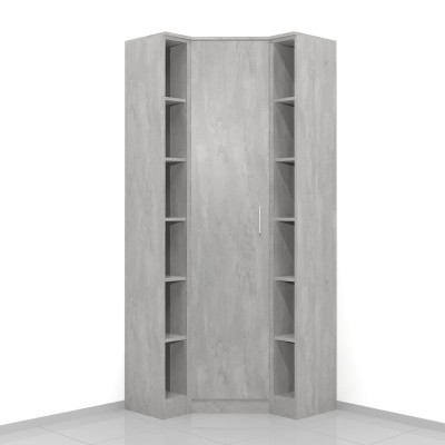 Szafa narożna  Abe-N01 222h x 90 x 90 x 38 cm