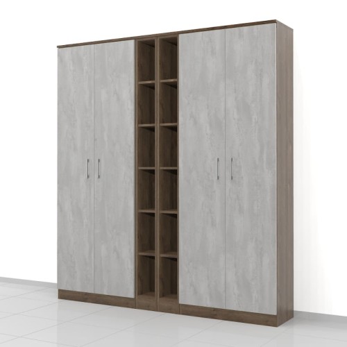 Szafy Abe-A01 222h x 200 x 38 cm