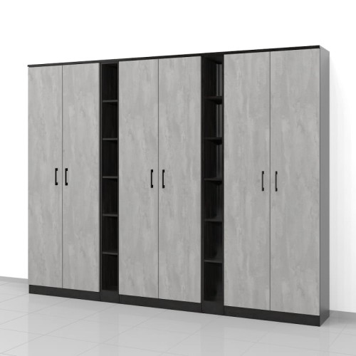 Szafy Abe-A04 222h x 280 x 38 cm