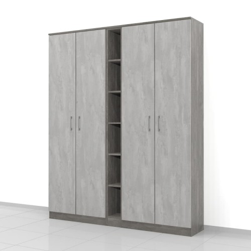 Szafy Abe-A02 222h x 180 x 38 cm