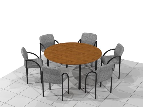 Okrągły stół konferencyjny o średnicy 160 cm KOLA-K16