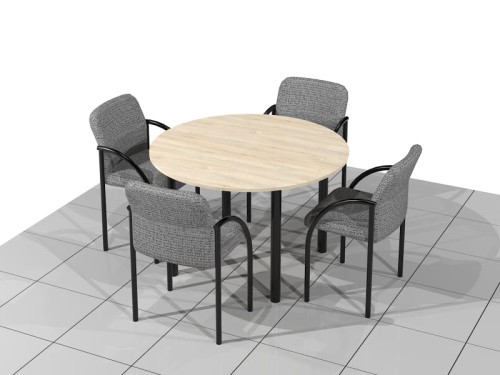 Okrągły stół konferencyjny o średnicy 120 cm KOLA-K12