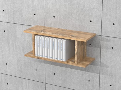 Półka wisząca na książki 70 x 29 x 25 cm MFPW-B01