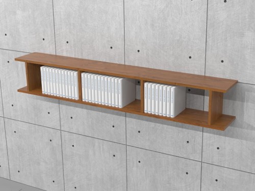 Półka wisząca na książki 180 x 29 x 25 cm MFPW-B03