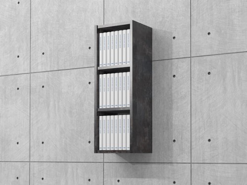 Półka wisząca na książki 83h x 29 x 25 cm MFPW-C02