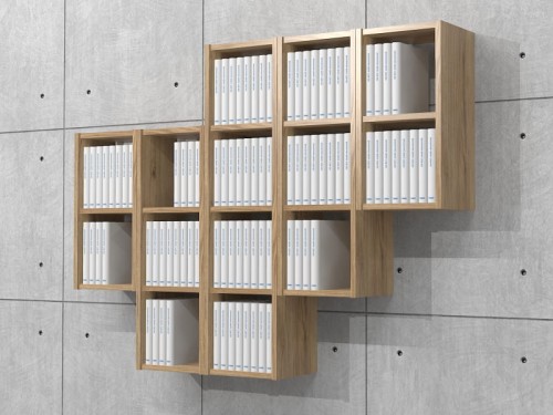 Zestaw półek wiszących na książki MFZP-C04